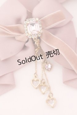 画像2: LIZ LISA / チェックリボン4つセットクリップ（無地）  ピンク O-25-08-16-1036-LO-ZA-OW-ZT394-F004