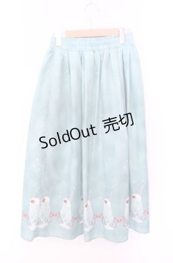 画像3: axes femme / クリームソーダ柄スカート F グリーン O-25-08-16-081-AX-SK-OW-OS