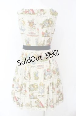 画像4: Jane Marple / アリスプリントのスクエアドレス M アイボリー O-25-08-16-006-JM-OP-IG-OS