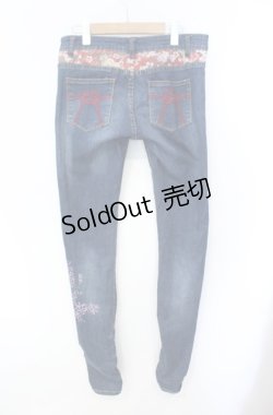 画像3: gouk / 桜ptデニムパンツ  インディゴ O-25-08-16-085-GO-PA-OW-OS