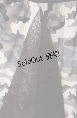 画像4: Qutie Frash / ミリタリースカート  ブラック×ホワイト O-25-08-16-091-QU-SK-IG-ZI