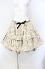 FRILL / ボリュームパニエスカート  ブラウン O-25-08-16-094-HN-SK-IG-OS