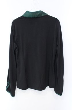 画像3: Qutie Frash / 公式通販×アメQ限定チャイナカットソー  グリーン×ブラック O-25-08-16-107-QU-TO-IG-OS