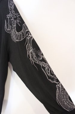 画像2: Qutie Frash / ２店舗限定プルオーバー  シルバー×ブラック O-25-08-16-108-QU-TO-IG-OS