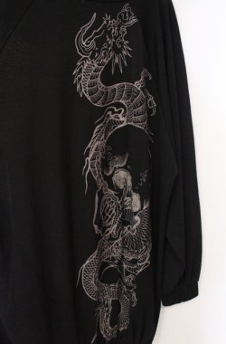 画像4: Qutie Frash / ２店舗限定プルオーバー  シルバー×ブラック O-25-08-16-108-QU-TO-IG-OS