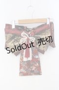 Qutie Frash / 花魁帯コルセット  レッド系 O-25-08-16-113-QU-TO-IG-OS