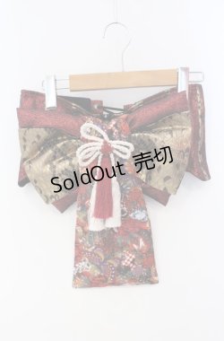 画像1: Qutie Frash / 花魁帯コルセット  レッド系 O-25-08-16-113-QU-TO-IG-OS