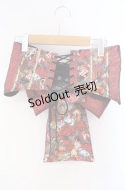 画像3: Qutie Frash / 花魁帯コルセット  レッド系 O-25-08-16-113-QU-TO-IG-OS