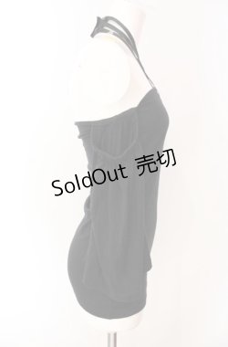 画像2: SEX POT ReVeNGe / クロスネックオフショルカットソー  ブラック O-25-08-16-010-SP-TO-IG-ZT166