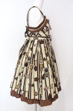 画像4: Angelic Pretty / Chocolate Rosetteジャンパースカート  ベージュ O-25-08-16-001-AP-OP-OW-OS
