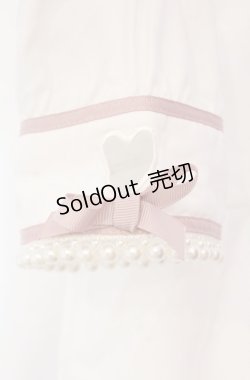 画像3: LIZ LISA / ツインリボンアクセサリーブラウス  シロ×ピンク O-25-08-16-014-LO-BL-IG-OS