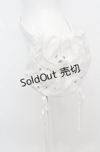 h.naoto Blood / ロゴptウエストバッグ  ホワイト O-25-08-17-001-HN-BG-OW-OS