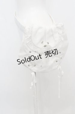 画像1: h.naoto Blood / ロゴptウエストバッグ  ホワイト O-25-08-17-001-HN-BG-OW-OS