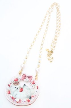 画像1: Enchantlic Enchantilly / プリリリィ 夢見る赤林檎 ネックレス  ピンク O-25-08-17-040-LO-AC-IG-OS