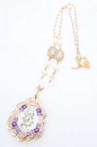 Enchantlic Enchantilly / すみれの秘密 ネックレス  生成り O-25-08-17-041-LO-AC-IG-OS