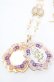 画像2: Enchantlic Enchantilly / すみれの秘密 ネックレス  生成り O-25-08-17-041-LO-AC-IG-OS (2)