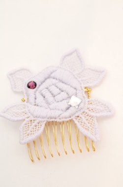 画像1: Enchantlic Enchantilly / 魔法のアタッチメント  ラベンダー×ストーン2個 O-25-08-17-047-LO-ZA-OW-OS