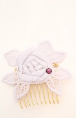 画像1: Enchantlic Enchantilly / 魔法のアタッチメント  ラベンダー×ストーン1個 O-25-08-17-048-LO-ZA-OW-ZT394-F004 (1)