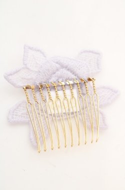 画像2: Enchantlic Enchantilly / 魔法のアタッチメント  ラベンダー×ストーン1個 O-25-08-17-049-LO-ZA-OW-OS