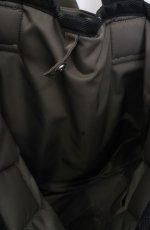 画像5: Jane Marple / ダブルリボン パディングバッグ  カーキグリーン O-25-08-17-003-JM-BG-OW-ZTK021 (5)
