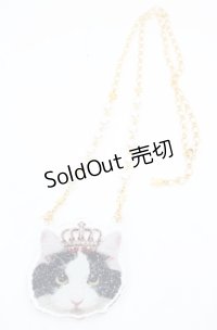 Enchantlic Enchantilly / ニコエルの王冠ネックレス  クロ×シロ×ゴールド O-25-08-17-051-LO-AC-OW-OS