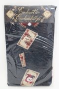 Enchantlic Enchantilly / クイーンキャットタイツ〜トランプの国〜タイツ M〜L クロ O-25-08-17-053-LO-ZA-OW-OS