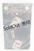 Enchantlic Enchantilly / クイーンキャットタイツ〜トランプの国〜タイツ M〜L クロ O-25-08-17-053-LO-ZA-OW-ZT444-F001