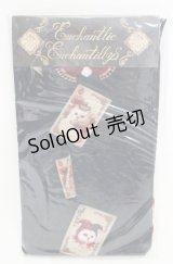 Enchantlic Enchantilly / クイーンキャットタイツ〜トランプの国〜タイツ M〜L クロ O-25-08-17-053-LO-ZA-OW-ZT444-F001