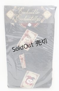 Enchantlic Enchantilly / クイーンキャットタイツ〜トランプの国〜タイツ M〜L クロ O-25-08-17-053-LO-ZA-OW-ZT444-F001