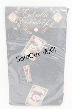 画像1: Enchantlic Enchantilly / クイーンキャットタイツ〜トランプの国〜タイツ M〜L クロ O-25-08-17-053-LO-ZA-OW-ZT444-F001