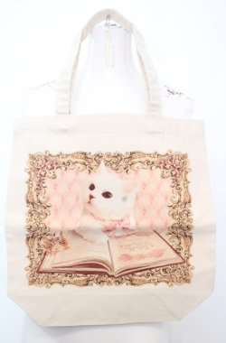 画像1: Enchantlic Enchantilly / 帰ってきた猫の大騒ぎセットのトートバッグ  キナリ O-25-08-17-005-LO-BG-OW-OS
