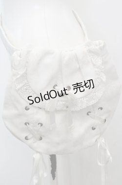 画像2: h.naoto Blood / ロゴptウエストバッグ  ホワイト O-25-08-17-001-HN-BG-OW-OS