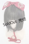 Enchantlic Enchantilly / Queen Cat リボンヘッドドレス  ワイン O-25-08-17-011-LO-AC-OW-OS