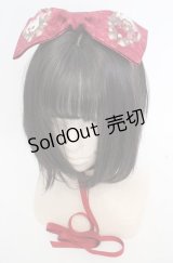 Enchantlic Enchantilly / Queen Cat リボンヘッドドレス  ワイン O-25-08-17-011-LO-AC-OW-OS