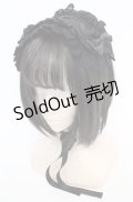 ATELIER PIERROT / 編み上げヘッドドレス  ブラック O-25-08-17-012-EL-AC-OW-OS