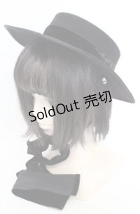 Enchantlic Enchantilly / Dolled up Hat　ハット  クロ O-25-08-17-016-LO-AC-OW-ZT0819A