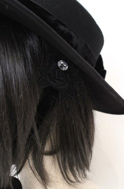 画像2: Enchantlic Enchantilly / Dolled up Hat　ハット  クロ O-25-08-17-016-LO-AC-OW-OS