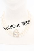 PEACE NOW / 眼帯くまパドロックパールチョーカー  ゴールド O-25-08-17-027-PU-AC-OW-OS