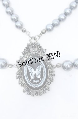 画像2: Sheglit / “Ulysses Rose“プリンセスパールネックレス  グレー O-25-08-18-043-EL-AC-IG-ZT488-F005