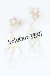 薫乃園 / ストーンフラワーイヤリング  ゴールド O-25-08-18-051-LO-AC-IG-OS