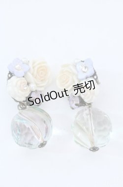 画像1: hanakabeads / コラージュ/ローズピアス  - O-25-08-18-055-LO-AC-IG-OS