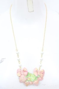 Boo!Do堂 / 甘美なるネックレス  ピンクけい O-25-08-18-059-PU-AC-IG-OS