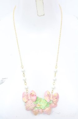 画像1: Boo!Do堂 / 甘美なるネックレス  ピンクけい O-25-08-18-059-PU-AC-IG-OS