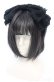 画像1: ATELIER　Ruby / ワイヤー入り総レースリボンカチューシャ  クロ O-25-08-18-006-EL-AC-IG-OS (1)