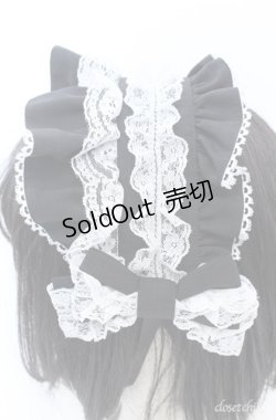 画像3: metamorphose / ブリム付きヘッドドレス  クロ×シロ O-25-08-18-007-ME-AC-IG-OS