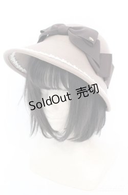 画像1: Innocent World / リボンクロッシェハット  ピンクベージュ O-25-08-18-008-IW-AC-IG-OS