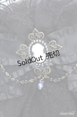 画像3: 星屑すみれ / 十字架カメオ風ヘッドドレス  ブラック O-25-08-18-001-LO-AC-IG-OS