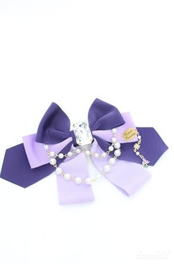 画像1: Enchantlic Enchantilly / リボンブローチ  ラベンダー O-25-08-18-011-LO-ZA-IG-OS