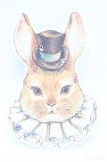 Enchantlic Enchantilly / うさぎブローチ  オフ O-25-08-18-012-LO-AC-IG-OS