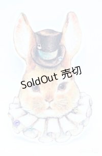 Enchantlic Enchantilly / うさぎブローチ  オフ O-25-08-18-012-LO-AC-IG-OS